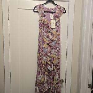 Floral Ruffle Maxi Dress